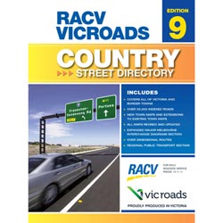 Racv Vicroads Country Street Directory Vicroads Country Directory Edition 9 Street Directory | Melbourne Office  Supplies