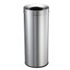 COMPASS 28L BRUSHED S/STEEL TIDY BIN WITH GALVANISED LINER