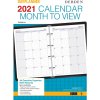 DEBDEN DAYPLANNER A4 EDITION REFILLS - 4 RING Monthly Dated (1Year) (2023)