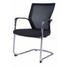 CANTILEVER CHROME FRAME VISITOR CHAIR -